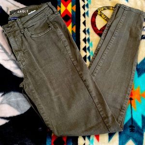 Olive Green Jeans